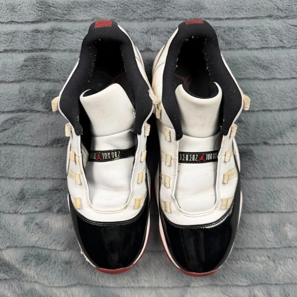 Air Jordan 11 Retro Low Concord Bred White Black Red AV2187-160 Mens 10